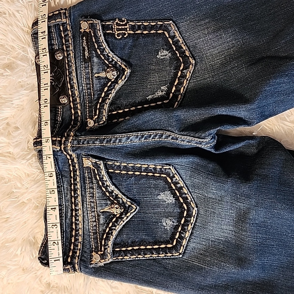 Miss Me  Boot Blue Jeans 98 % Cotton - Picture 5 of 12